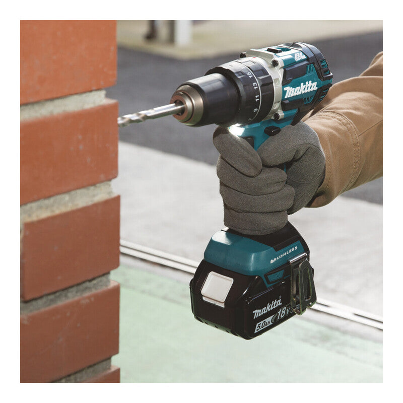 Makita Akku-Schlagbohrschrauber DHP484Z Bohrschrauber 18V 54Nm schwarz kompakt - 0088381826105