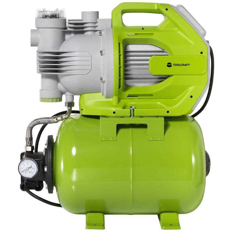 TOOLCRAFT TO-8992887 Hauswasserwerk 230 V/AC 6000 l/h Gartenpumpe Pumpe Werkzeug - 4064161310091