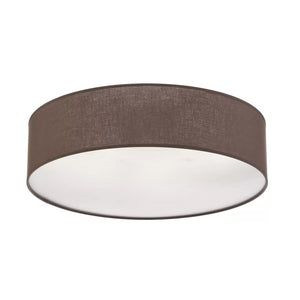 B-Ware Euluna Roller Decke Deckenlampe Deckenleuchte Lampe Stoffschirm erdfarben Ø50cm