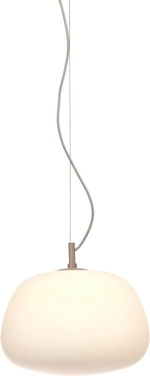 B-Ware IT'S ABOUT ROMI Hängeleuchte Sapporo Ø 34 cm Retro milchweißes Glas