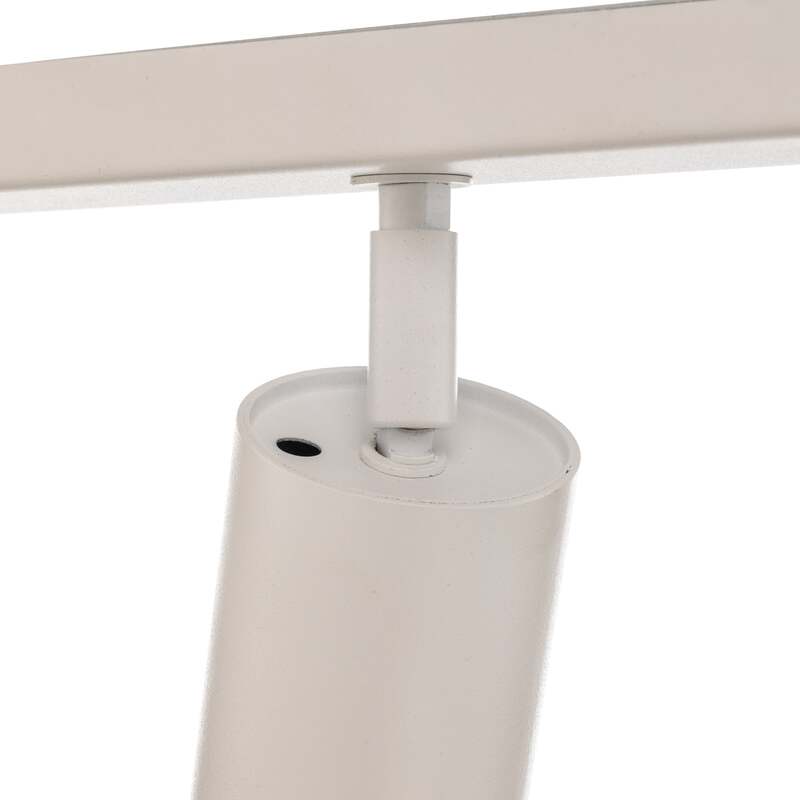 Deckenstrahler Zoom 5-flammig LED dimmbar Stahl weiß 80cm 6cm Höhe 16cm - 5907554416583