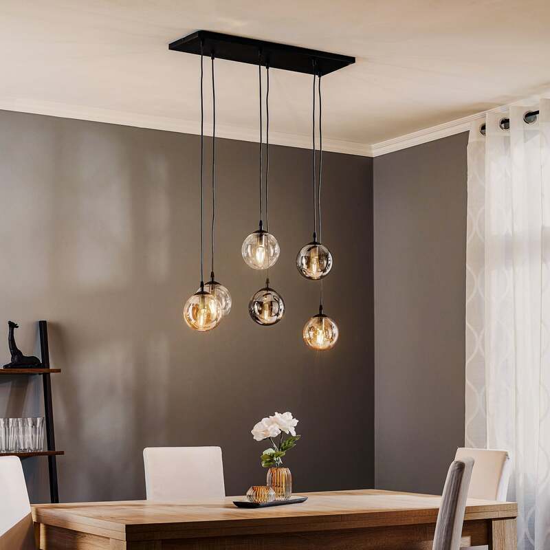 Euluna Hängeleuchte Glassy 6-flg Pendelleuchte Deckenlampe SIEHE TEXT/FOTO - 5901738919099