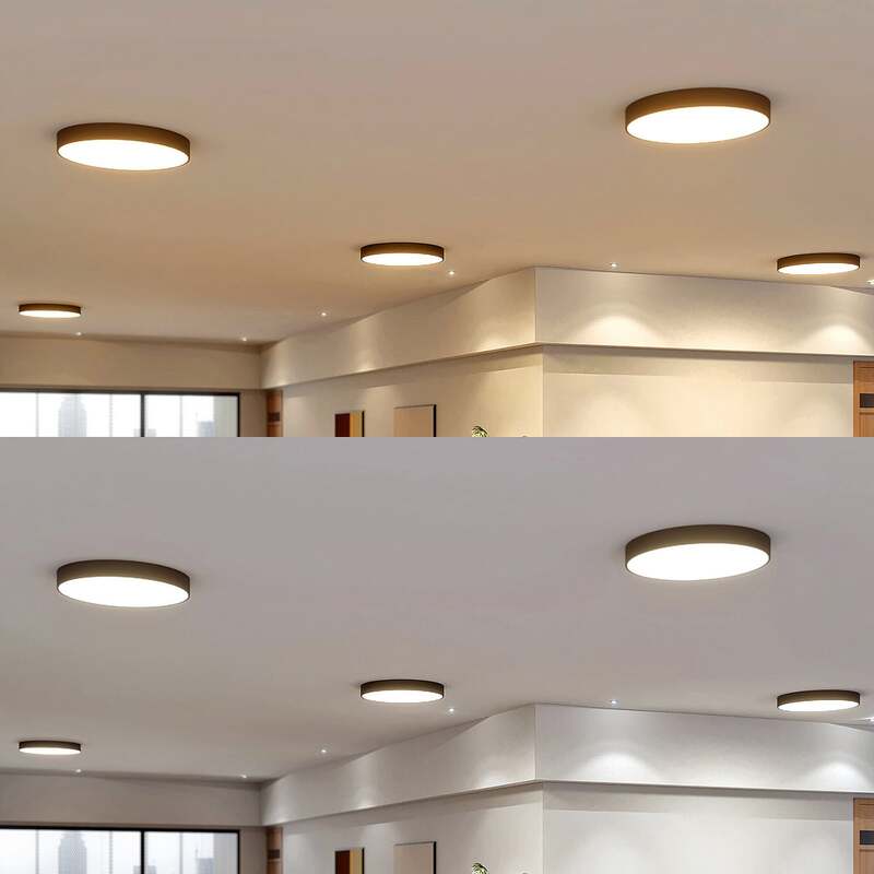 Arcchio Deckenleuchte Deckenlampe LED schwarz Metall dimmbar warmweiß universalw - 4251096597103