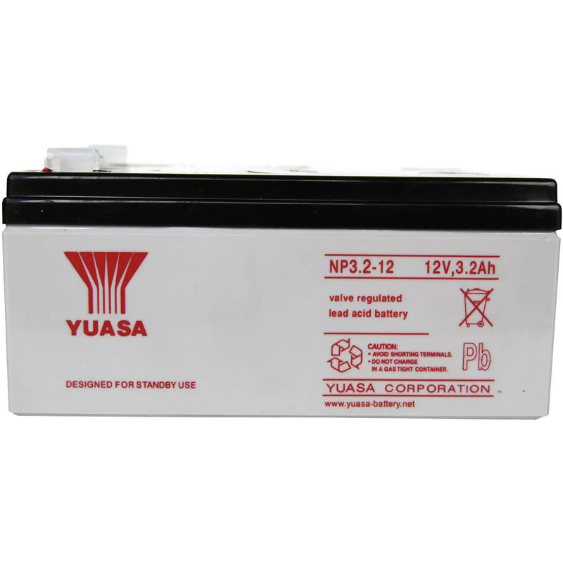 Yuasa Bleiakku NP3.2-12 12V 3.2Ah AGM Akku wartungsfrei für Alarmanlagen - 4016138323658