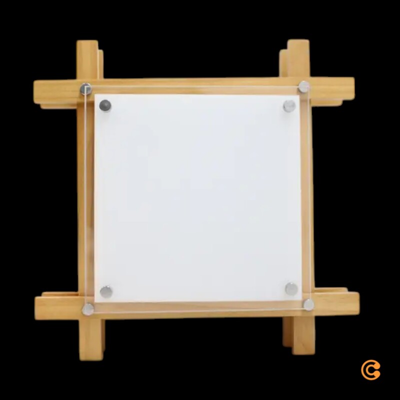 Lindby Deckenleuchte Wandleuchte LED Holz dimmbar Beleuchtung Naturholz Weiss - 4251096543292
