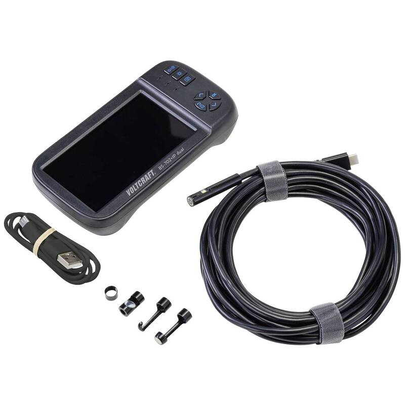 Voltcraft Endoskop BS-702SE+IP dual Kamera 8mm Ø 5m SD-Karten Slot IP67 - 4064161192536
