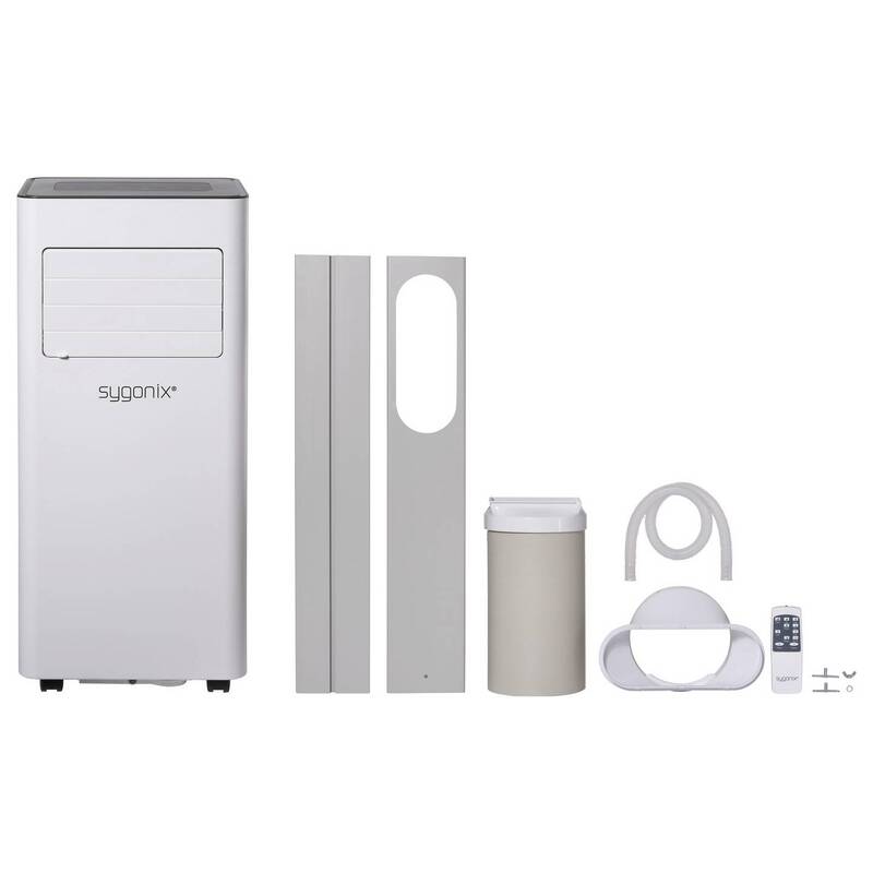 Sygonix Monoblock-Klimagerät SY-6661430 2000 W für 25 m² Weiß EEK A - 4064161389370