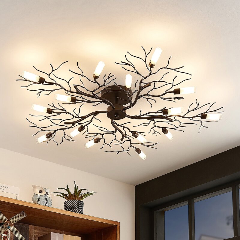 Lindby Bigna Deckenlampe Wohnzimmerleuchte Deckenlampe Lampe G9 SIEHE TEXT/F666 - 4251096599800