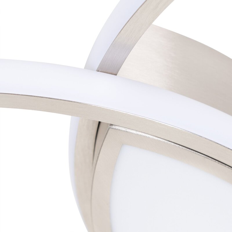 Lindby Valerna LED-Deckenlampe Hängeleuchte Lampe Leuchte 31W stepdim nickel - 4251911758559