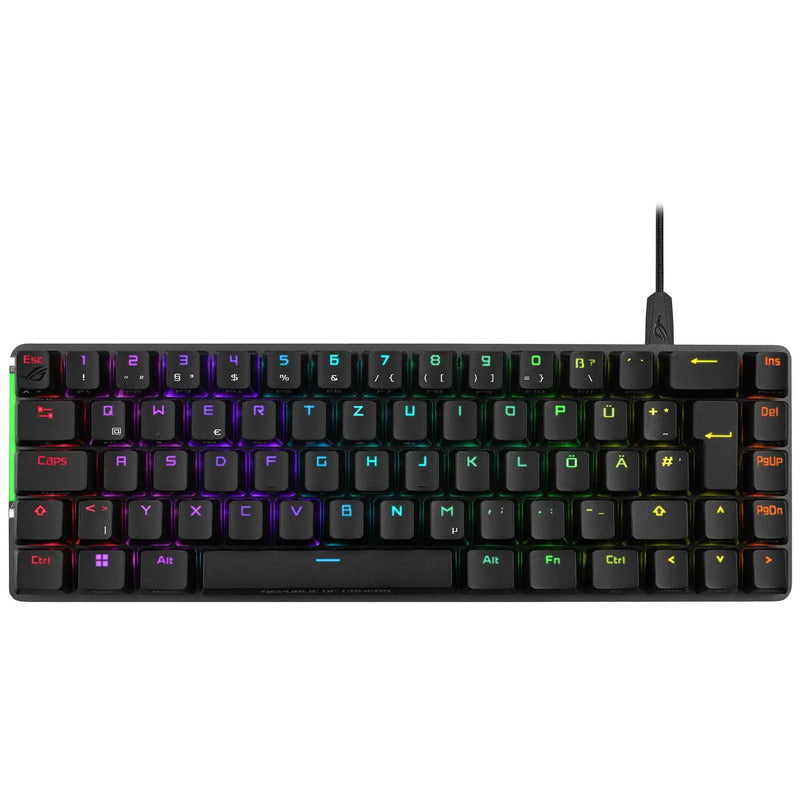 ASUS ROG Falchion Ace Gaming-Tastatur 65% Schwarz USB-C Beleuchtet PBT-Tasten - 4711081849452