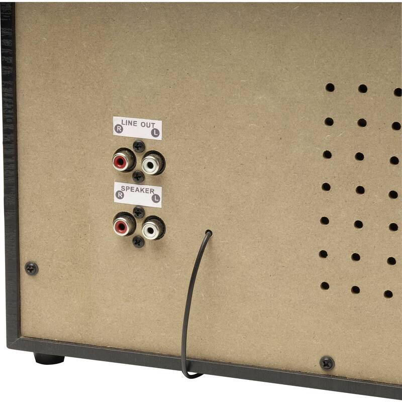 Denver Stereoanlage DAB+ MRD-166 Plattenspieler USB Aufnahmefunktion schwarz - 5706751051906
