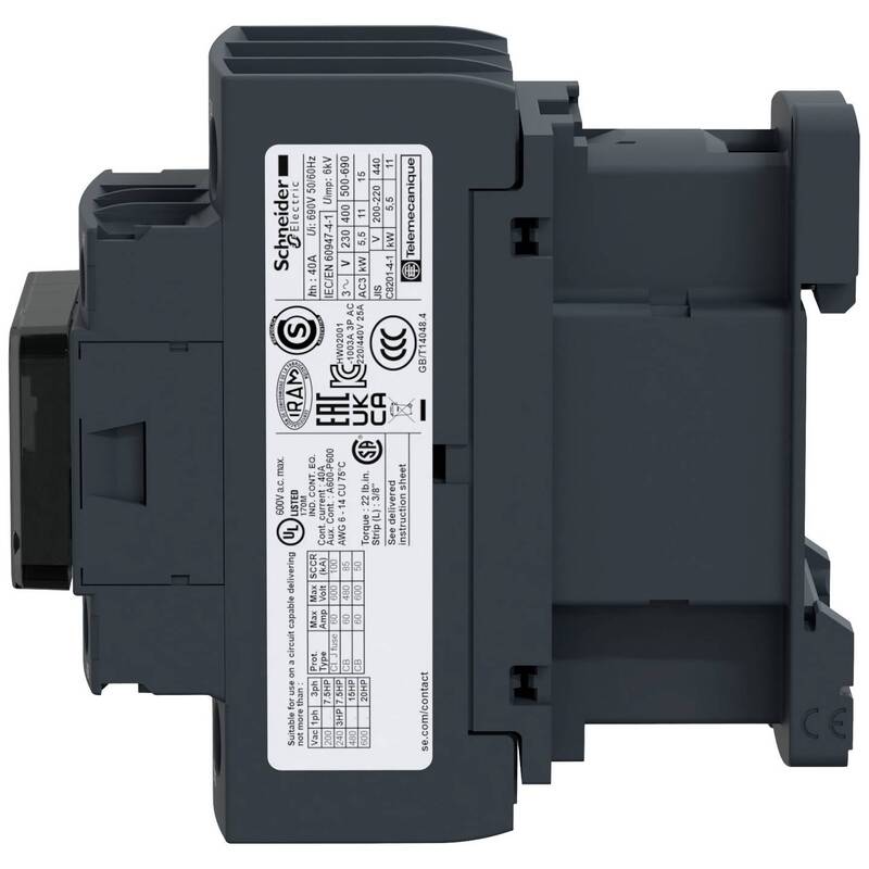 Schneider Electric Schütz LC1D25P7 11kW 25A 3polig mit Hilfskontakt Single - 3389110349955