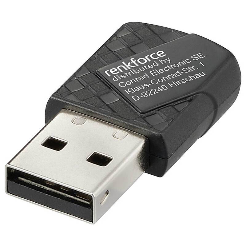 Renkforce Adapter Stick WLAN Bluetooth Funk RF-WFBTA-200 USB-A Wireless 2 STÜCK - 4064161407715