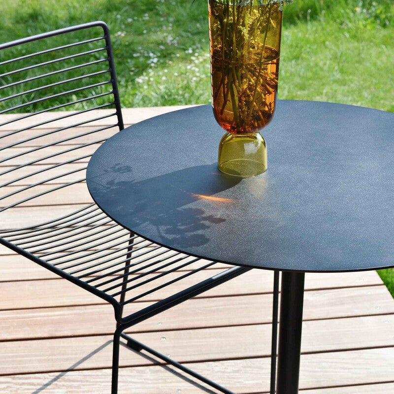 HAY Hee Stuhl schwarz pulverbeschichtet Lehnstuhl Stahl Outdoor SIEHE TEXT/FOTO - 5710441244301