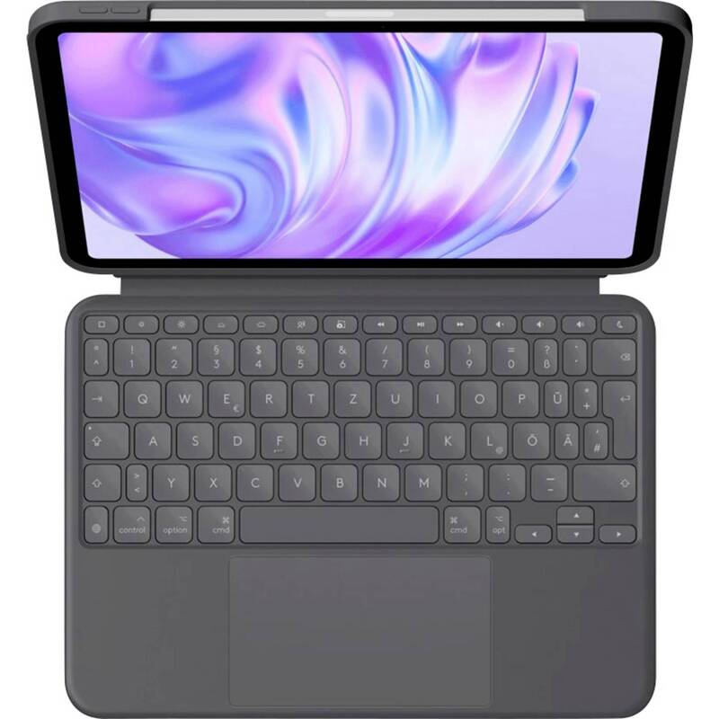 Logitech Combo Touch Tastaturhülle iPad Pro Graphit mit Hintergrundbeleuchtung - 5099206123113