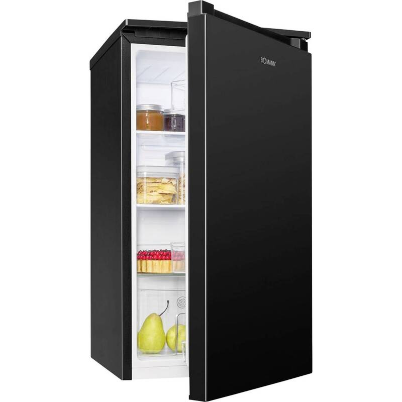 Bomann VS7255 Kühlschrank Vollraum schwarz 45cm E 87L Standgerät Mini DEFEKTWARE - 4004470725513