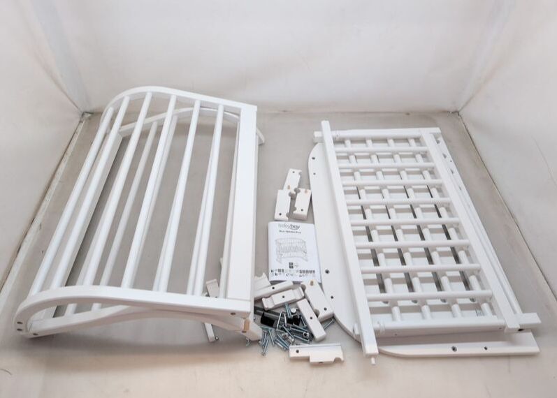 Babybay Beistellbett Kinderbett Maxi Comfort Plus Weiß großes Liegefläche Twins - 2000578977702