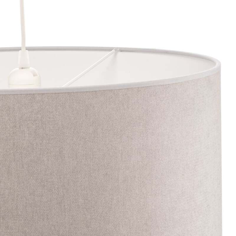 Hängeleuchte Bristol LED Pendelleuchte dimmbar grau weiß matt 25cm Höhe 45cm Ø - 5903689180603