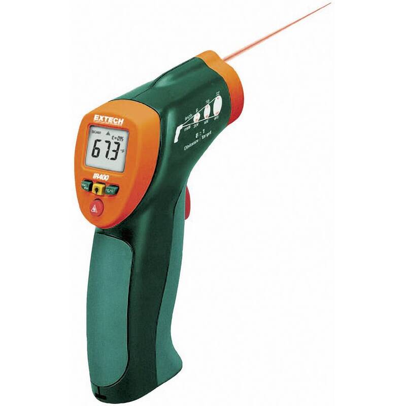 Extech Infrarot-Thermometer Pyrometer IR400 Messtechnik Ziellaser 8 1 Optik - 0793950424001