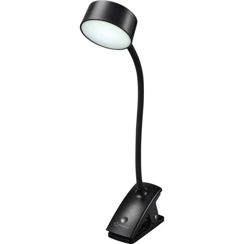 RENKFORCE CLIPLAMPE Schwarz 5V/DC 42 LED 2W Farbwechsel IP20 Klemmleuchte - 4064161314891