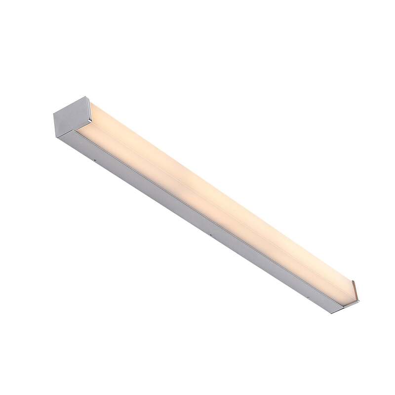 Lindby Wandleuchte Klea LED Lampe Badezimmerlampe chrom 90cm warmweiß IP44 - 4251096580518