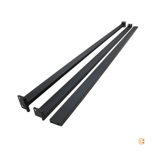 B-Ware Innovation Living Untergestell Gestell Splitback Schlafsofa 190 Cm Schwarz Matt