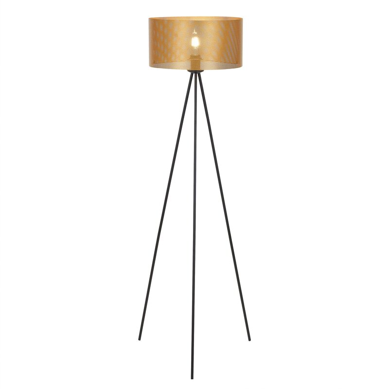 Euluna Stehleuchte Zofia Stehlampe Lampe goldfarben Beleuchtung Wohnzimmer - 4251911787771