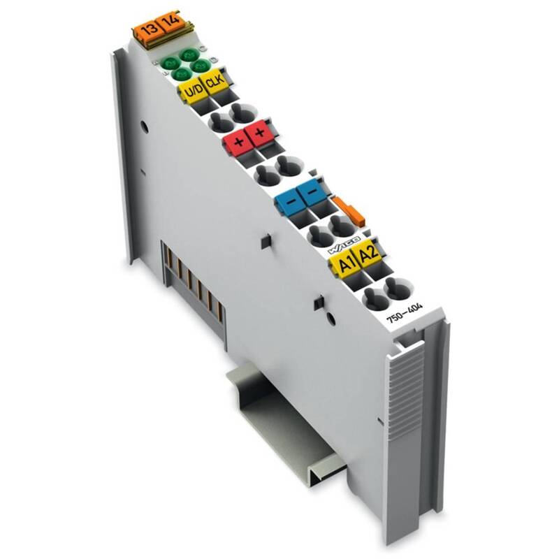 WAGO Zähler SPS Vorwärtszähler Rückwärtszähler Lichtgrau 750404 Modul 24 V DC - 4045454429737