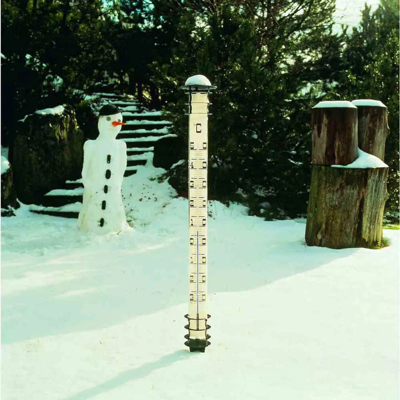TFA Dostmann Thermometer Garten Thermometer schwarz Metall wetterfest -30 bis - 4009816319012