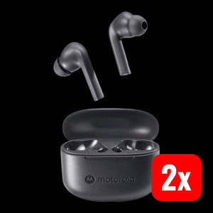 2x B-Ware Motorola MOTO BUDS 065 In Ear Headset Bluetooth Stereo mit Mikrofon schwarz IPX4