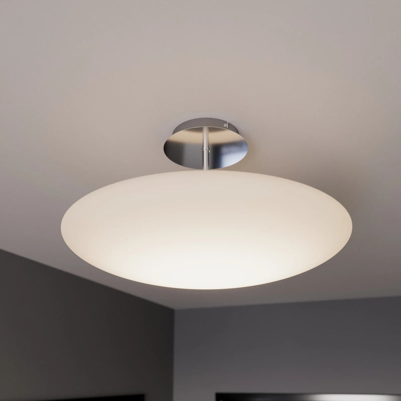 Lindby Deckenleuchte Deckenlampe LED Gunda Glas opalweiß dimmbar Lampe Leuchte - 4251096559293