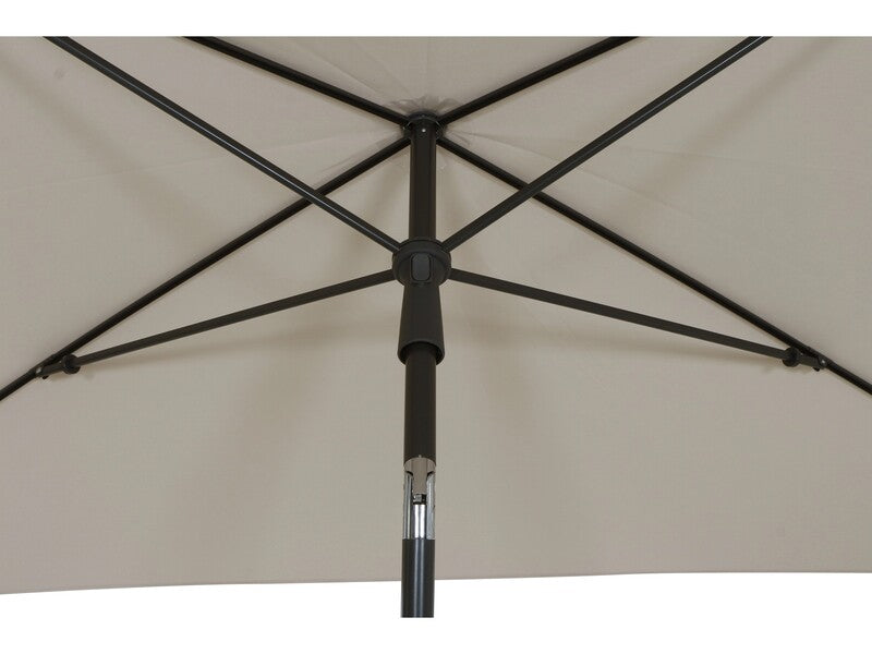 Siena Garden Gartenschirm City 210cm x 140cm Natur Sonnenschirm mit - 4055938415750