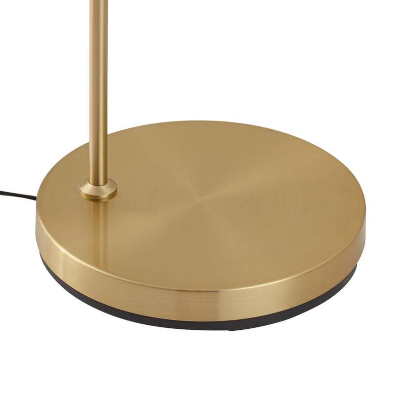 Lindby Bogenstehlampe Moisia LED Stehleuchte Lampe messingfarben 150cm Metall - 4251096562279