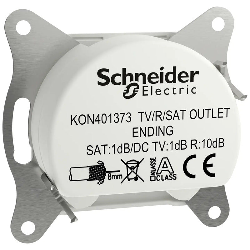 Schneider Electric TV-, Radio-, SAT-Steckdose Asfora EPH3570121D Weiß 83x83mm - 3606486875896