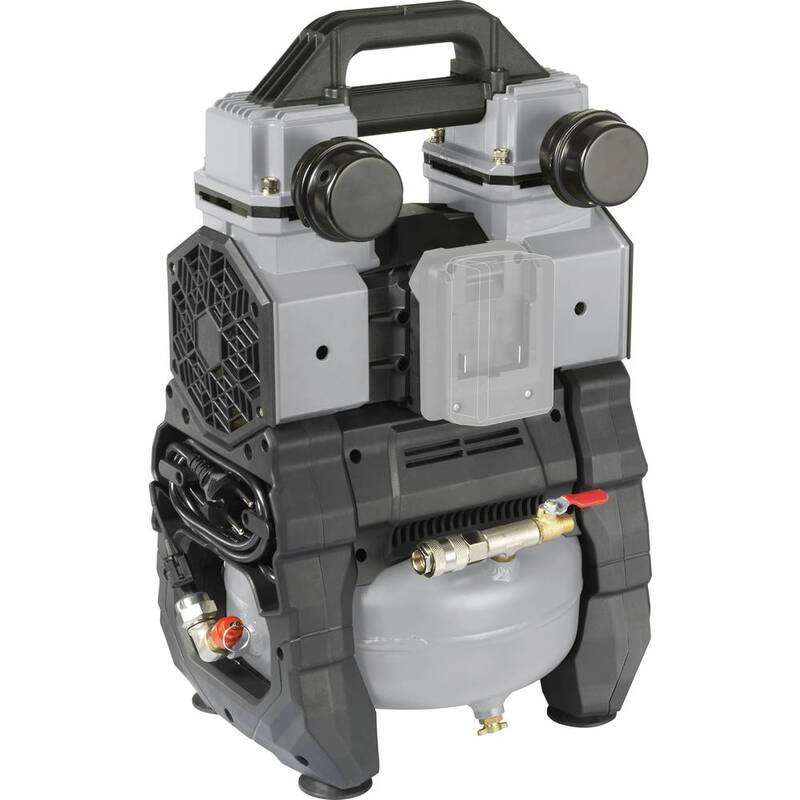 TOOLCRAFT TO-7858587 Druckluftkompressor Kompressor 9 bar 18 VDC 230 VAC - 4064161228716