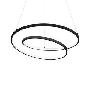 B-Ware ideallux Pendelleuchte Hängelampe oz LED schwarz Beleuchtung Lampe Raumlicht