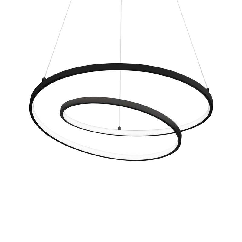 ideallux Pendelleuchte Hängelampe oz LED schwarz Beleuchtung Lampe Raumlicht - 8021696269450