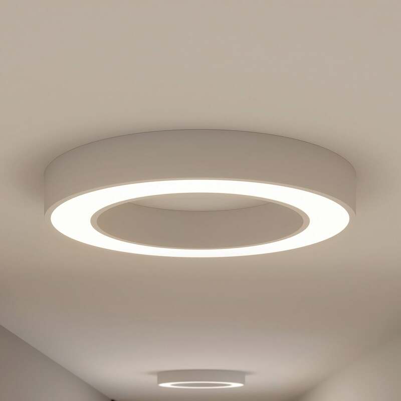 Arcchio Deckenleuchte Sharelyn LED dimmbar Lampe Leuchte weiß Ø60cm 3700lm - 4251096596960
