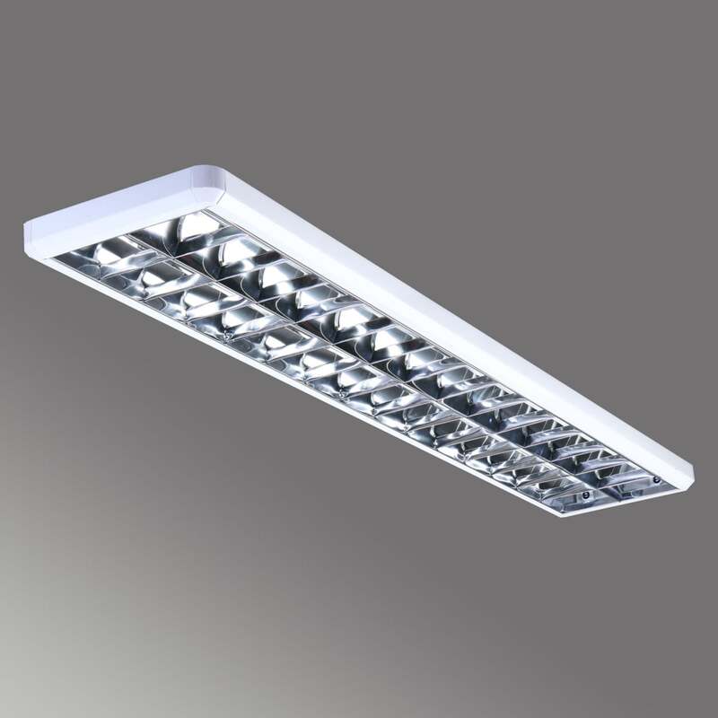 G & L Handels GmbH Rasteranbauleuchte dimmbar 432 LED Leuchte weiß 154,5x32cm - 4063932001633