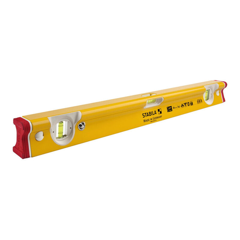 Stabila Wasserwaage Type R 300 Libelle Nivelliergerät Aluminium 100cm gelb 3 Lib - 4005069183738