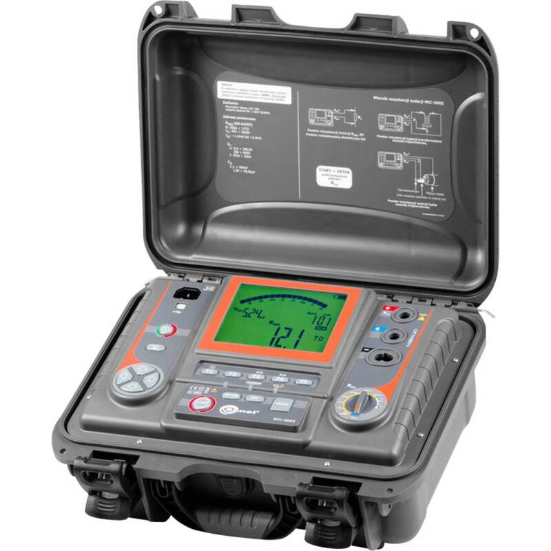 Sonel Isolationsmessgerät Prüfgerät Isolation MIC5005 digital LCD schwarz - 5907624021549