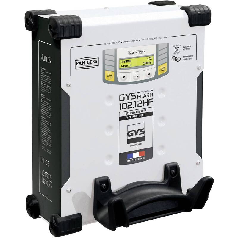 GYS GYSFLASH Vertikal Automatikladegerät Batterieladegerät Auto KFZ 12 V 100 A - 3154020029606