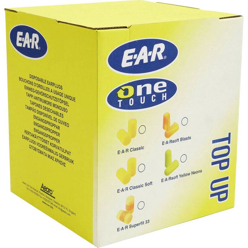 3M EAR Gehörschutzstöpsel Polymer-Schaum 31 dB 500 Paar Gelb Schutzstöpsel - 4054596788671