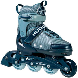 B-Ware HUDORA Inline-Skate Leon 2.0 blau/grau für Kinder Gr. 33-36 verstellbar Skates