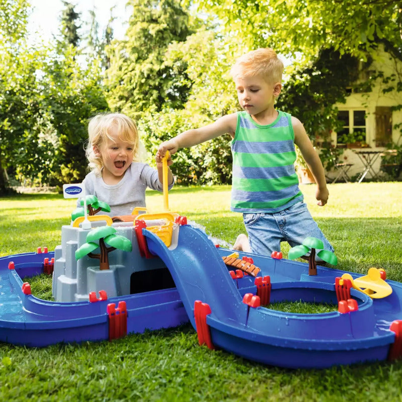 AquaPlay Mountain Lake Spielset mit Booten und Figuren für Kinder ab 3 Jahren - 57371010