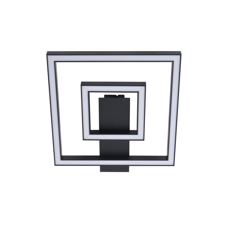 Lindby Deckenleuchte Deckenlampe LED Madamo warmweiß Licht schwarz 30 cm - 4251911782639