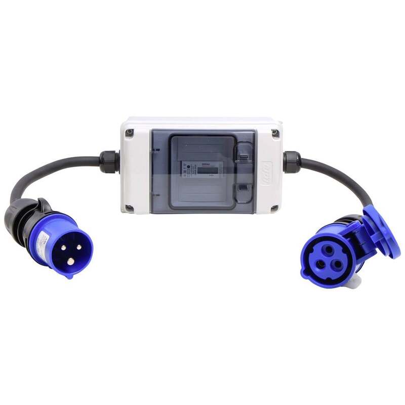 Counttec EC116C Mobiler Stromzähler digital 16 A Wechselzähler Drehstockzähler - 4026576011703