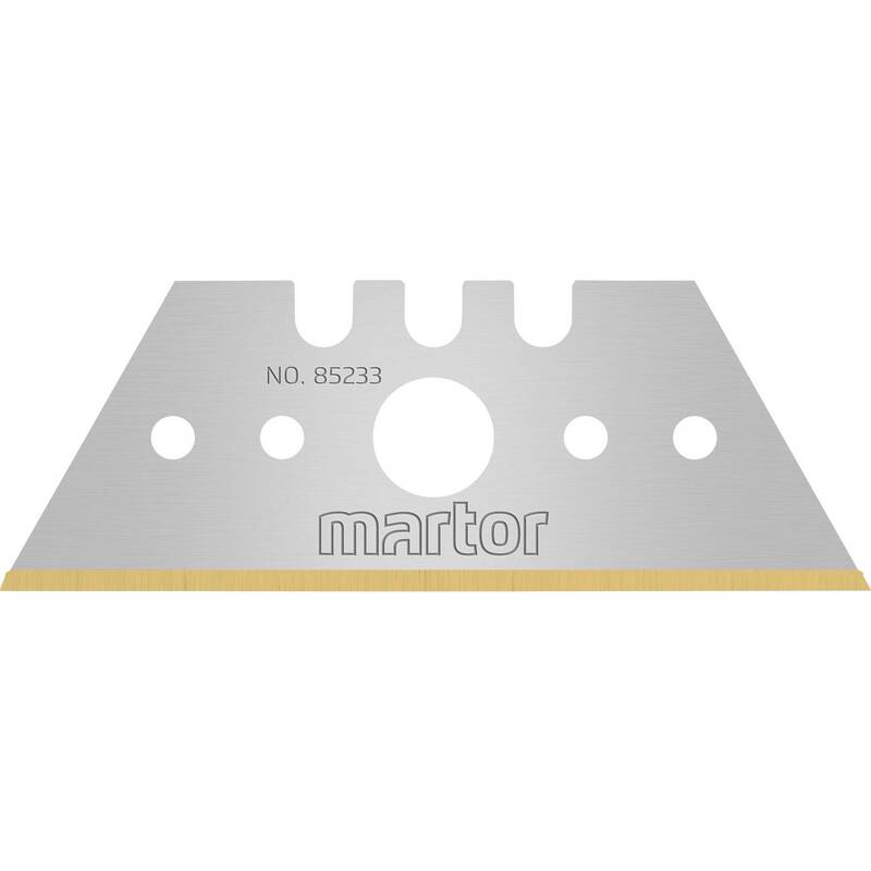 Martor Trapezklinge Ersatzklinge Sicherheitsklinge Klinge 10 Stück 85233 Stahl - 4002632911835