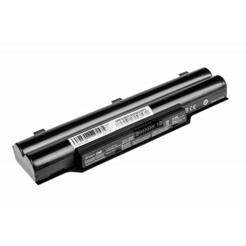 Green Cell Notebook-Akku 10.8V 4400mAh Fujitsu Lifebook A512 Li-Ion Akku - 5903317223535