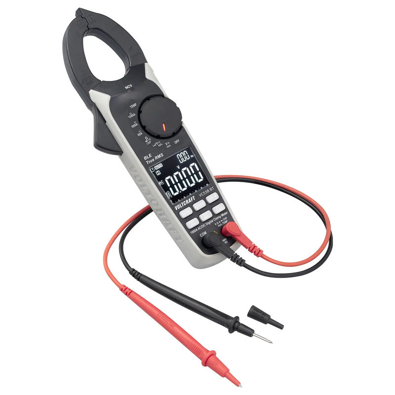 Voltcraft Stromzange VC538 True RMS CAT III 600V 1000A AC DC Bluetooth - 4064161333403